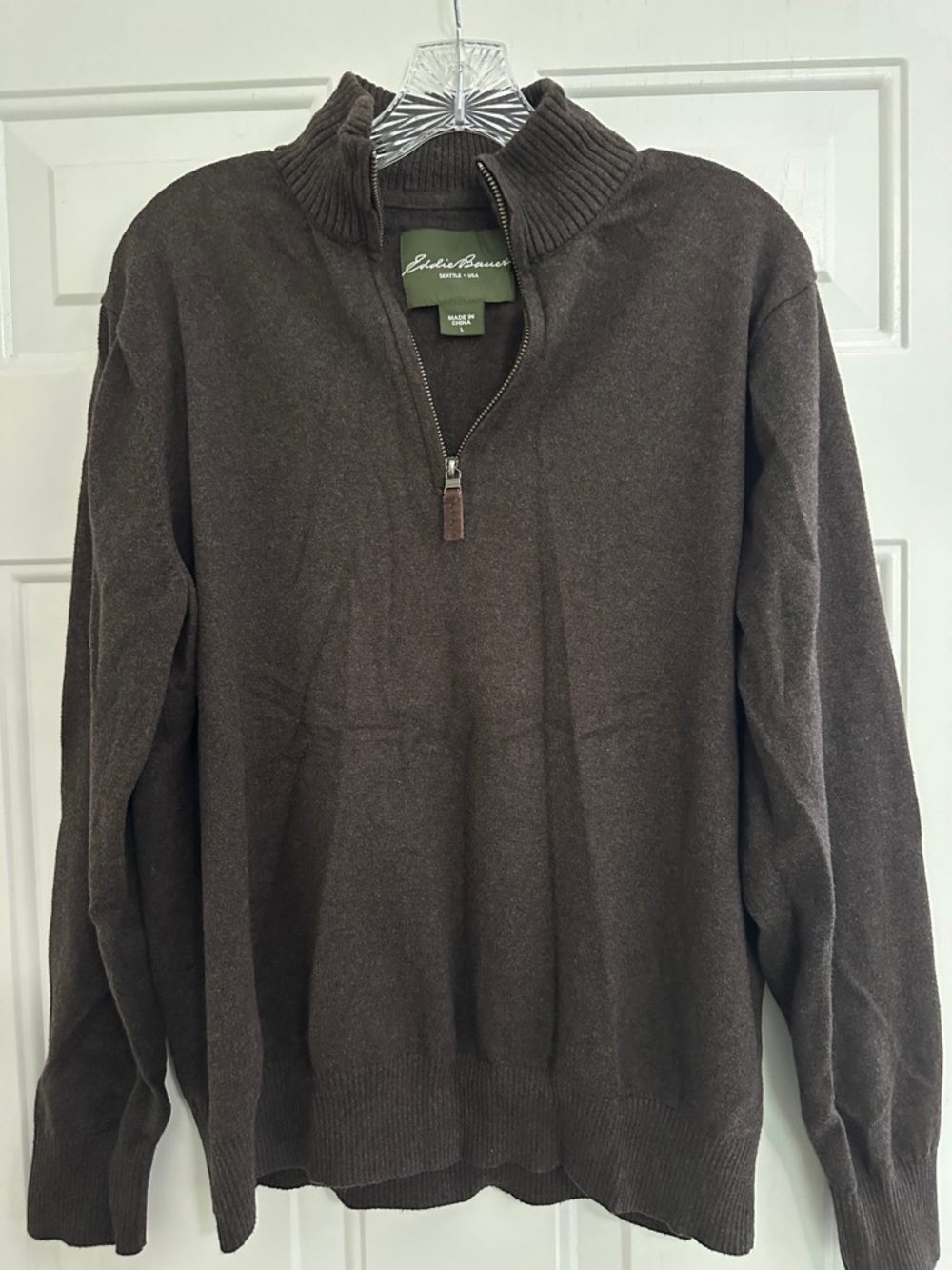 Eddie Bauer Men's Quarter-Zip Sweater